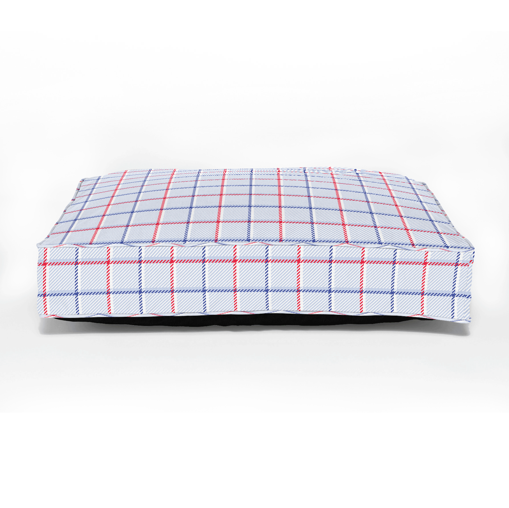 plaid dog bed | modern chic dog bed | durable dog bed