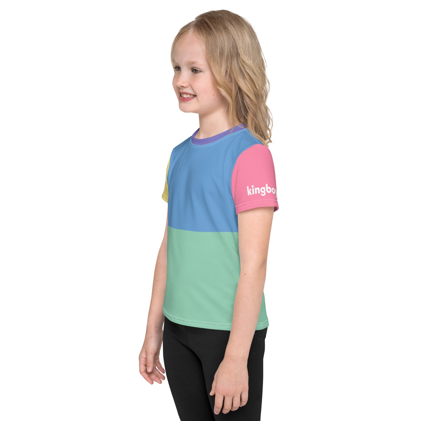 KIDS Logo Pastel Colorblock T-shirt