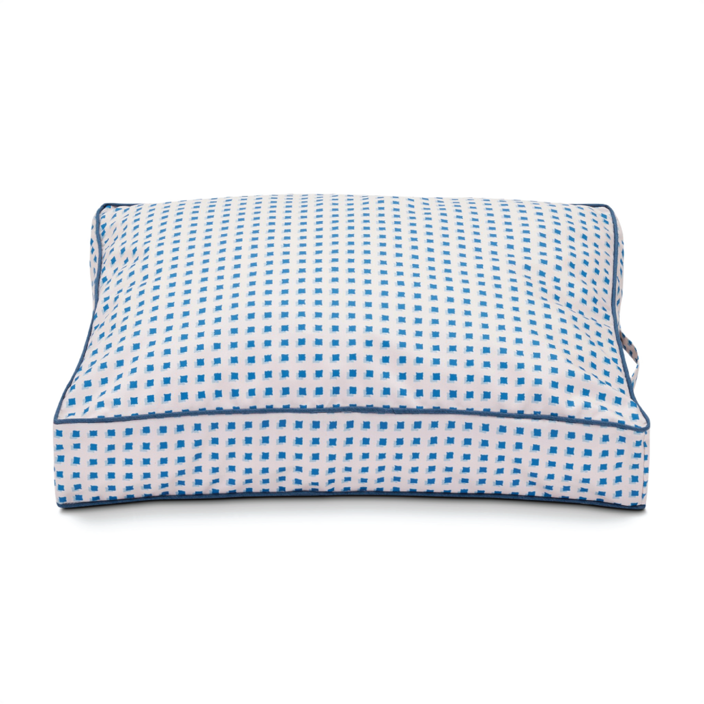 square patterned modern durable dog bed - snoop style pink
