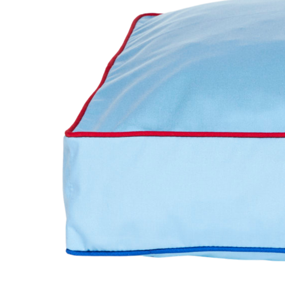 blue stylish dog bed | modern durable washable dog bed