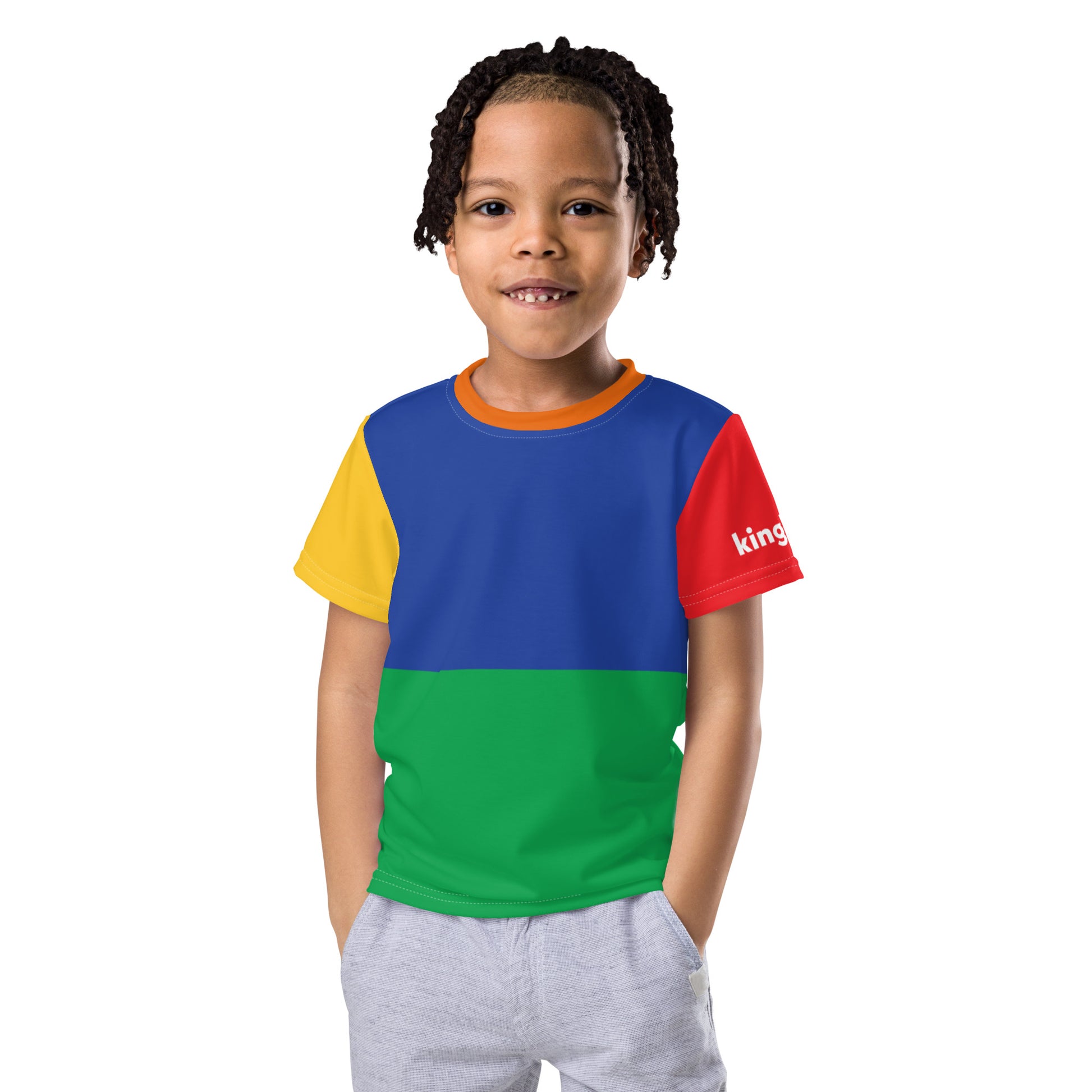 KIDS Logo Colorblock T-shirt – Kingboy