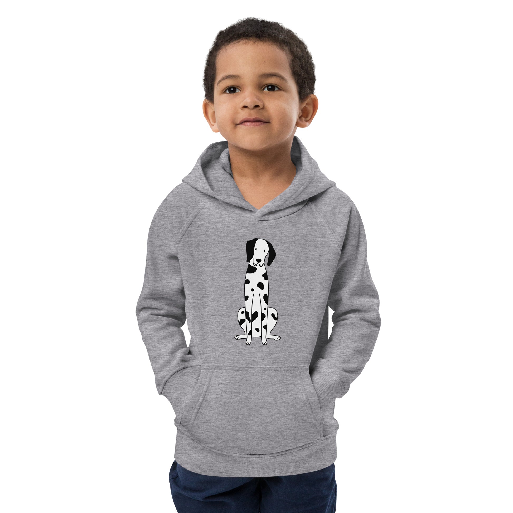 kids dalmatian sweatshirt gray