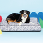 australian shepherd black dog bed | washable dog bed