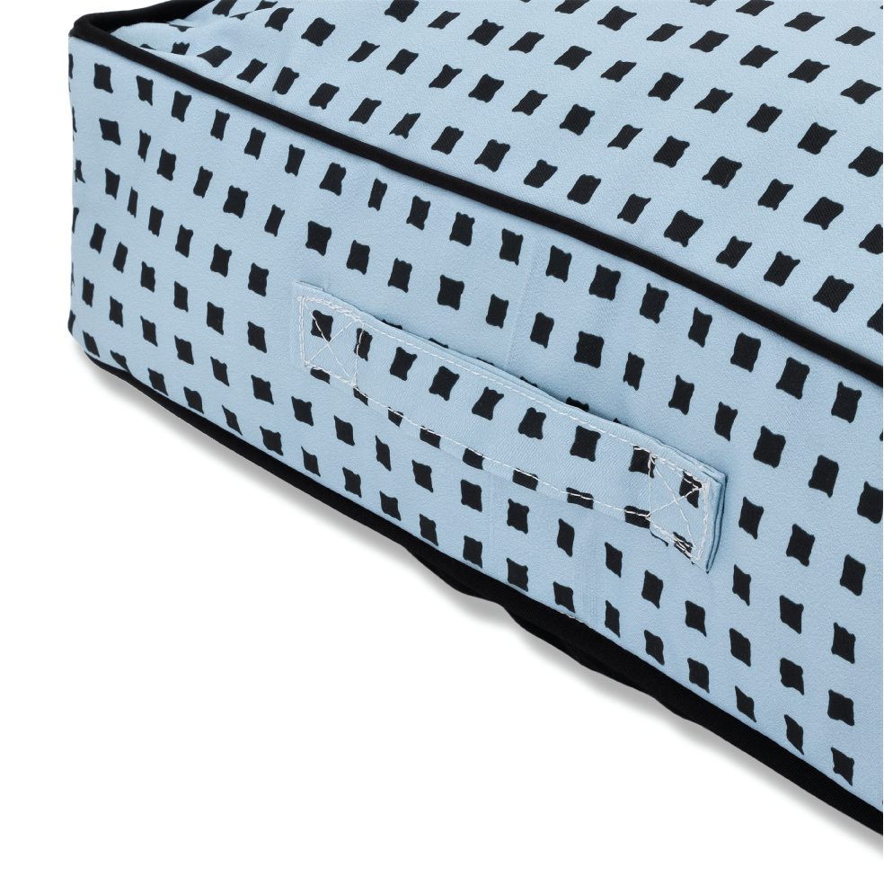 slate blue dog bed | modern chic dog bed | stylish dog bed